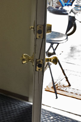 the front door